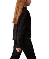 CALVIN KLEIN CK KIDS Pull ras du cou en coton ck noir - Pulls pour enfants - 2