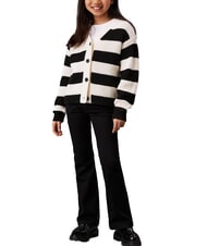 CALVIN KLEIN CK KIDS Cardigan &agrave; boutons ck noir - Pulls pour enfants - 4