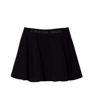 CALVIN KLEIN CK KIDS Jupe courte à taille élastique ck noir - Jupes pour petites filles - 6
