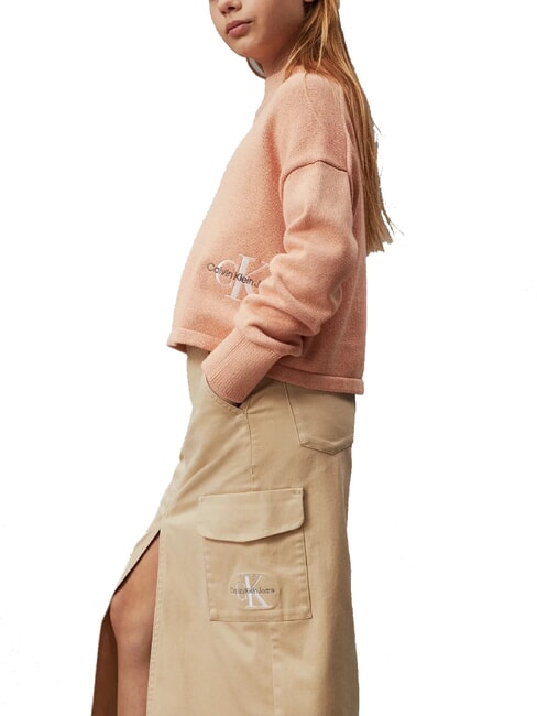 CK KIDS Jupe cargo avec fente kaki pâle - Jupes pour petites filles