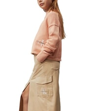 CALVIN KLEIN CK KIDS Jupe cargo avec fente kaki pâle - Jupes pour petites filles - 3