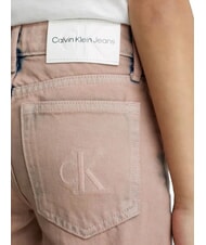 CALVIN KLEIN CK KIDS Jeans délavés pour filles surteinture rose - Pantalons pour enfants - 3