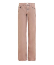 CALVIN KLEIN CK KIDS Jeans délavés pour filles surteinture rose - Pantalons pour enfants - 4
