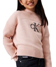 CALVIN KLEIN CK KIDS Jean coupe d&eacute;contract&eacute;e pour fille bleu noir rigide - Pantalons pour enfants - 3