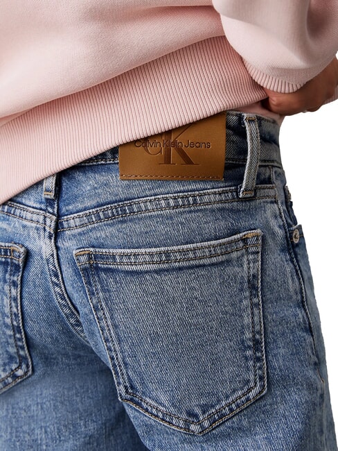 CK KIDS Jean large coupe décontractée pour filles sel et poivre bleu - Pantalons pour enfants