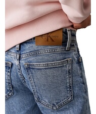 CALVIN KLEIN CK KIDS Jean large coupe décontractée pour filles sel et poivre bleu - Pantalons pour enfants - 3