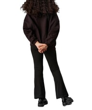 CALVIN KLEIN CK KIDS Pantalon à rayures taille haute pour fille ck noir - Pantalons pour enfants - 2