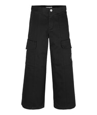 CALVIN KLEIN CK KIDS Pantalon cargo en coton pour fille ck noir - Pantalons pour enfants - 3