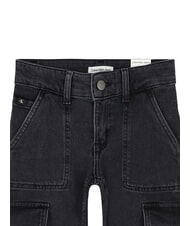 CALVIN KLEIN CK KIDS Jeans pour enfants avec poches gris anthracite rgd - Pantalons pour enfants - 4