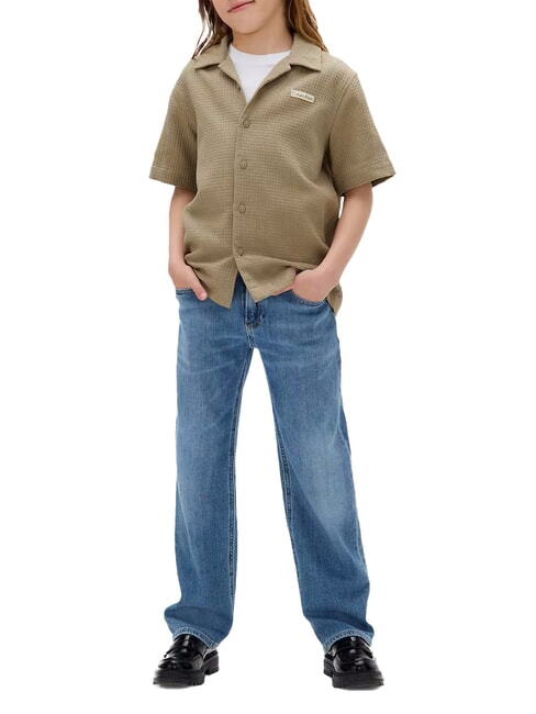 CK KIDS Jeans larges pour enfants héros bleu délavé - Pantalons pour enfants