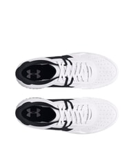 UNDER ARMOUR COURT 96 Baskets en cuir blanc - Chaussures Homme - 3