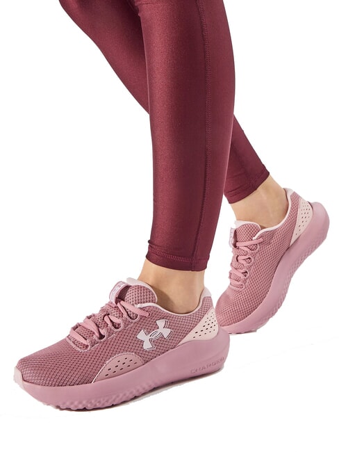 CHARGED SURGE 4 Baskets &eacute;lixir rose - Chaussures Femme