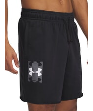 UNDER ARMOUR RIVAL TERRY Shorts noir - Pantalon - 3