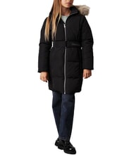 CALVIN KLEIN CK KIDS Doudoune longue pour fille avec capuche ck noir - Bébé Vestes - 5