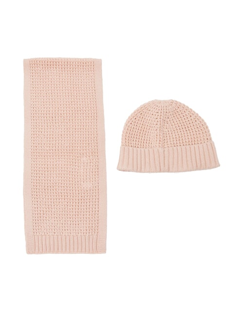 CK KIDS Ensemble bonnet et écharpe pour bébé blush meringué - Chapeau de bébé