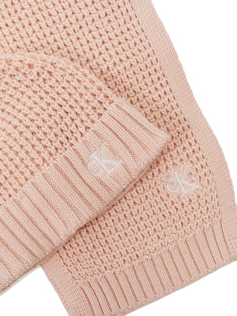 CK KIDS Ensemble bonnet et écharpe pour bébé blush meringué - Chapeau de bébé