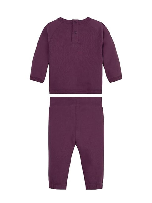 CK KIDS Sweat-shirt et pantalon pour bébé amarante - Barboteuses et tenues pour bébé
