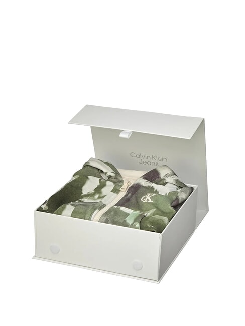 CK KIDS Coffret cadeau 3 pièces : T-shirt, pantalon et sweat pour nouveau-né AOP holographique - Barboteuses et tenues pour bébé