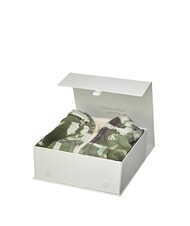 CALVIN KLEIN CK KIDS Coffret cadeau 3 pièces : T-shirt, pantalon et sweat pour nouveau-né AOP holographique - Barboteuses et tenues pour bébé - 3