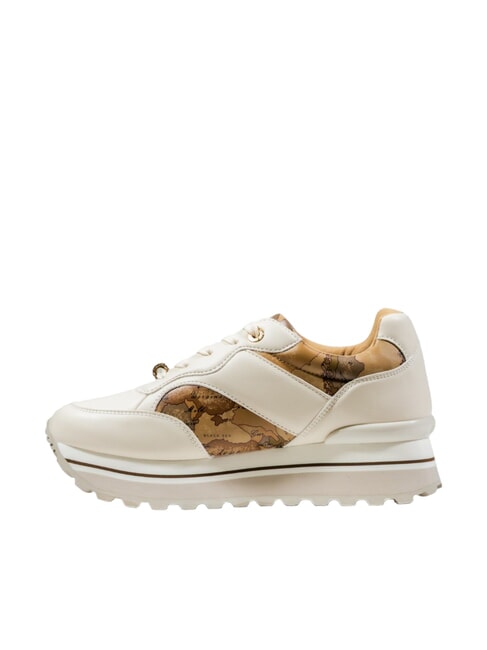 GEO JR Baskets à plateforme blanc cassé/beige géo - Chaussures Femme