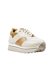 ALVIERO MARTINI PRIMA CLASSE GEO JR Baskets à plateforme blanc cassé/beige géo - Chaussures Femme - 3