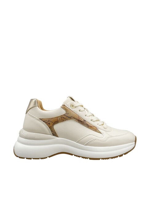 GEO JR Baskets montantes blanc cassé/beige géo - Chaussures Femme
