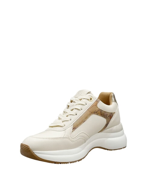 GEO JR Baskets montantes blanc cass&eacute;/beige g&eacute;o - Chaussures Femme