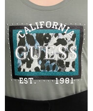 GUESS ANIMALIER  T-shirt gris volcan - T-shirt - 4