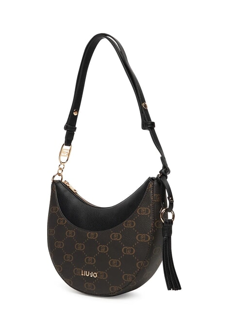 CIRRY Petit sac à bandoulière avec pompon NOIR - Sacs pour Femme