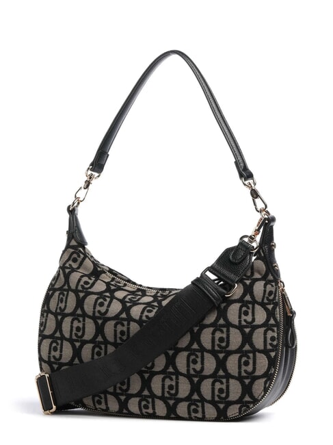 KALISKA Sac en tissu jacquard à double fonction tabac - Sacs pour Femme