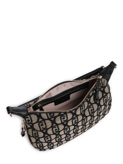 KALISKA Sac en tissu jacquard à double fonction tabac - Sacs pour Femme