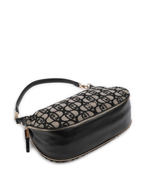 KALISKA Sac en tissu jacquard à double fonction tabac - Sacs pour Femme