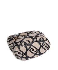 LIUJO VERRY Grand sac hobo en peluche neutre/noir - Sacs pour Femme - 5