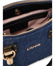 LIUJO MANHATTAN Petit sac à main en jean robe bleue - Sacs pour Femme - 6