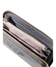 LIUJO CALIWEN Grand portefeuille zippé en saffiano - Portefeuilles Femme