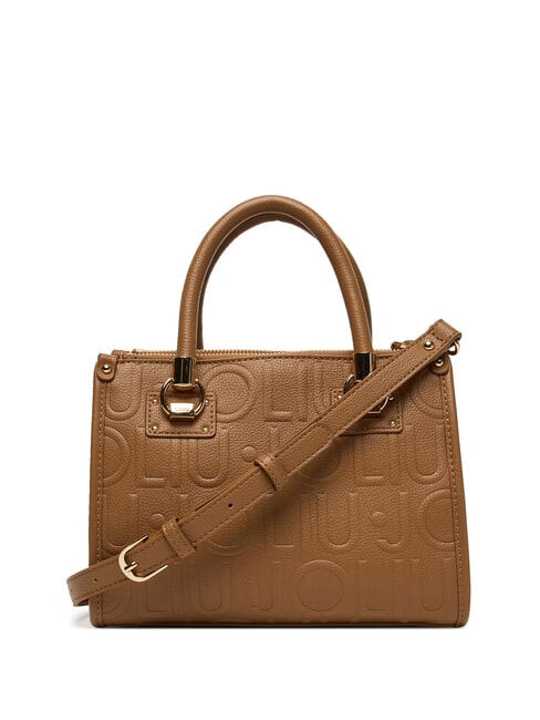 MANHATTAN Petit sac à main avec logo en relief suède - Sacs pour Femme