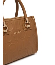 LIUJO MANHATTAN Petit sac à main avec logo en relief suède - Sacs pour Femme - 4