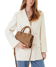 LIUJO MANHATTAN Petit sac à main avec logo en relief suède - Sacs pour Femme - 5