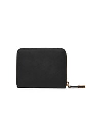 LIUJO CALIWEN Portefeuille zippé moyen en saffiano NOIR - Portefeuilles Femme - 3