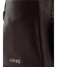 LIUJO SAMIANA Sac à main moyen avec bandoulière lumière brune - Sacs pour Femme - 4