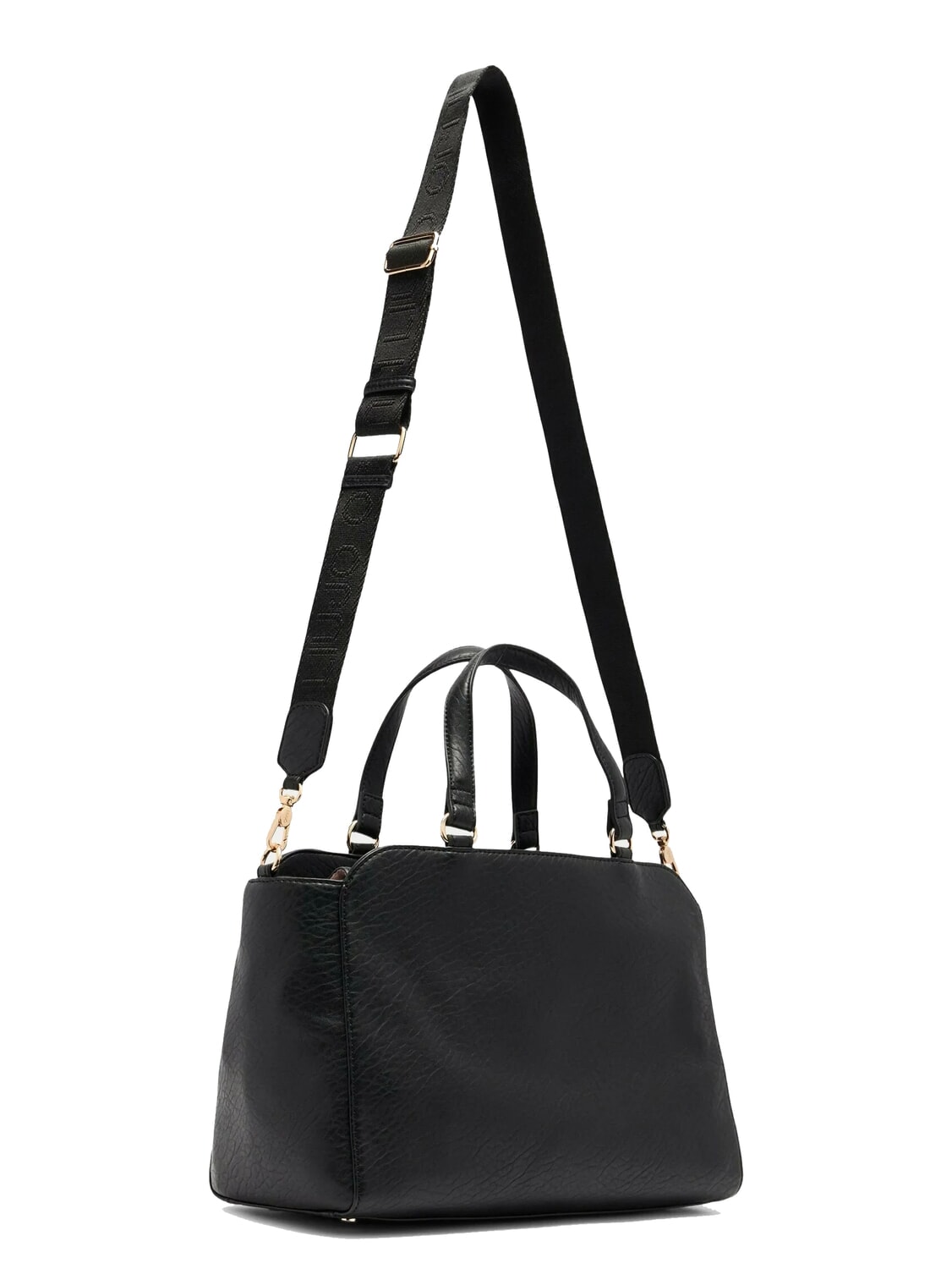Sac Shopper LIU JO Samiana - Noir, Polyuréthane, Bandoulière Réglable, Compartiment Zippé