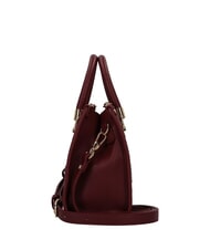 LIUJO MANHATTAN Petit sac à main avec logo en relief vin rouge - Sacs pour Femme - 3