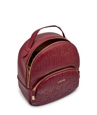LIUJO MANHATTAN Sac à dos moyen avec logo en relief vin rouge - Sacs pour Femme - 6
