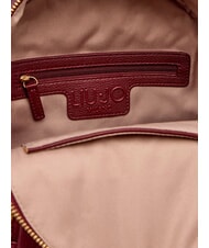 LIUJO MANHATTAN Sac à dos moyen avec logo en relief vin rouge - Sacs pour Femme - 7