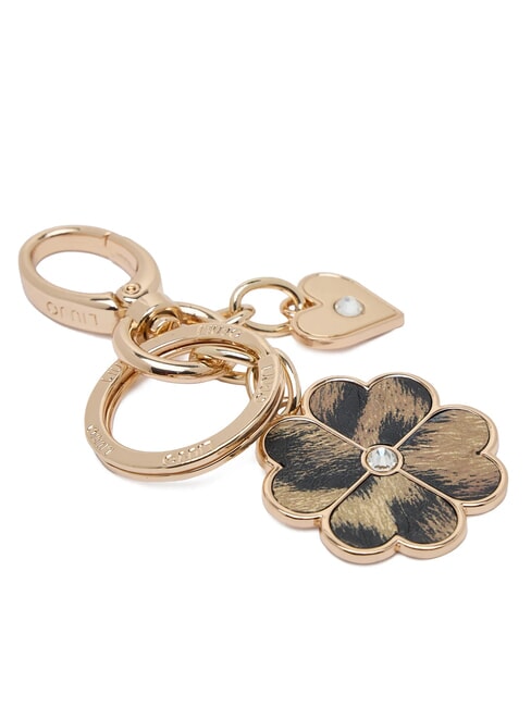 FOUR-LEAF KEY RING Porte-clés en métal avec breloques macule - Porte-clés