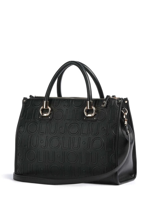 MANHATTAN Sac cartable moyen avec logo NOIR - Sacs pour Femme