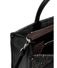 LIUJO RIDHI Grand sac fourre-tout à chevrons NOIR - Sacs pour Femme - 7