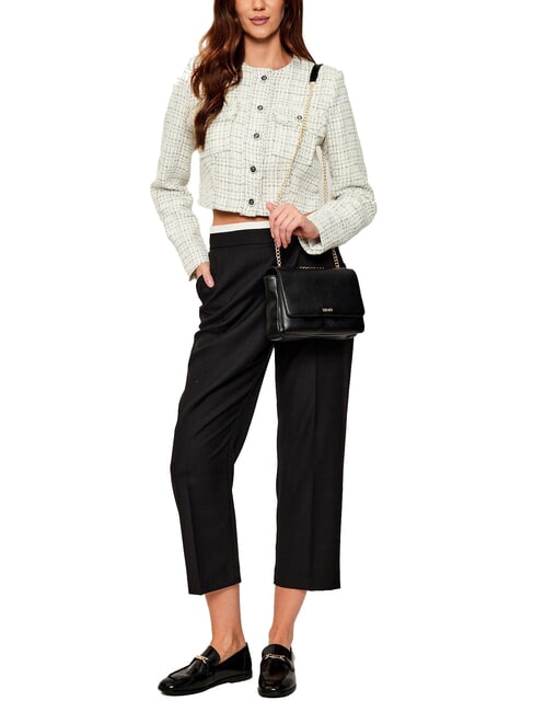 CALIWEN Sac bandoulière convertible avec chaîne NOIR - Sacs pour Femme