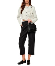 LIUJO CALIWEN Sac bandoulière convertible avec chaîne NOIR - Sacs pour Femme - 6