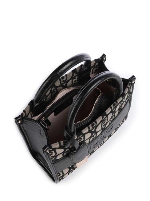 RIDHI Sac fourre-tout en tissu avec bandoulière NOIR - Sacs pour Femme